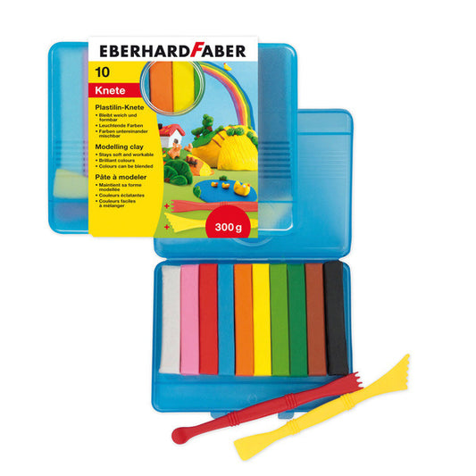 Eberhard Faber Ef-572010 Boetseerklei 10 Kleuren In Bewaardoos Default Title Kleien Joy&Bloom