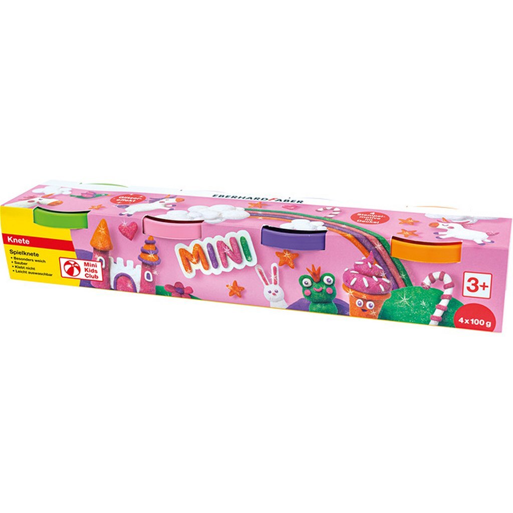 Eberhard Faber Ef-572511 Kinderklei Glitter 4 Potjes Kleien Joy&Bloom
