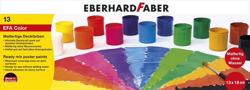 Eberhard Faber Ef-575613 Verfset 13 Potjes Kant En Klaar Default Title Schilderen Joy&Bloom
