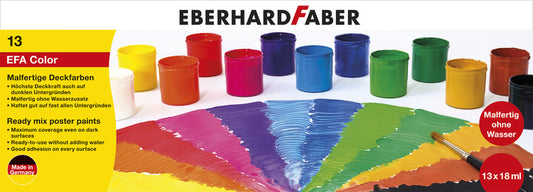 Eberhard Faber Ef-575613 Verfset 13 Potjes Kant En Klaar Default Title Schilderen Joy&Bloom
