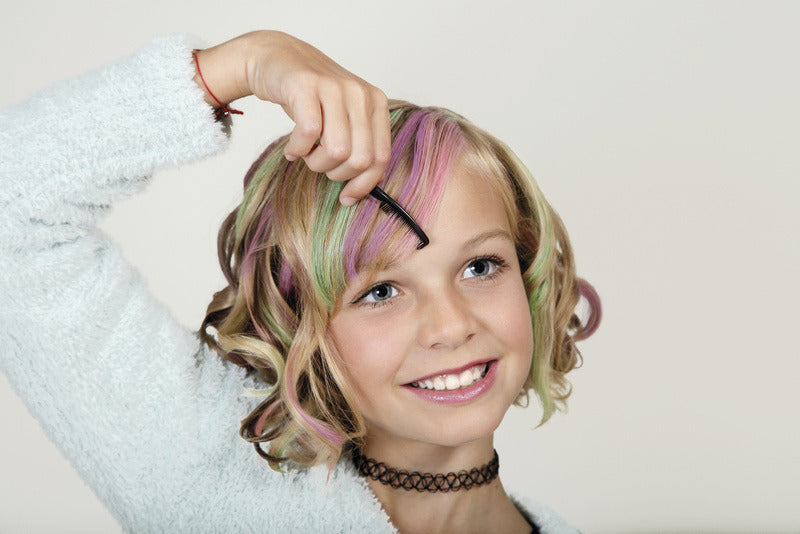Eberhard Faber Ef-579202 Haarkrijt 3 Stuks Roze, Paars, Turquoise Make-up en Haar Joy&Bloom