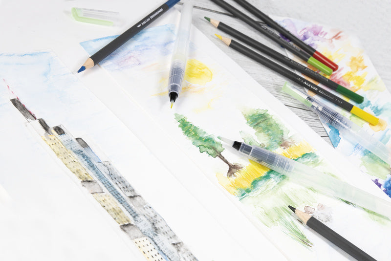 Eberhard Faber Ef-579925 Waterpenseel Set 3 Maten S, M, L Schilderen Joy&Bloom