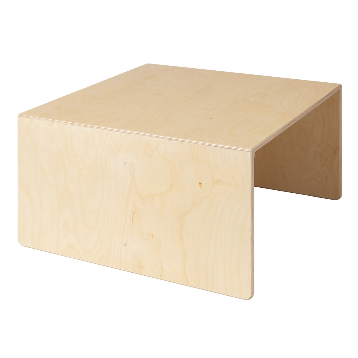Van Dijk Toys houten kubustafel / kinderbank Naturel - 75x75x40cm (kinderopvang kwaliteit) Joy&Bloom