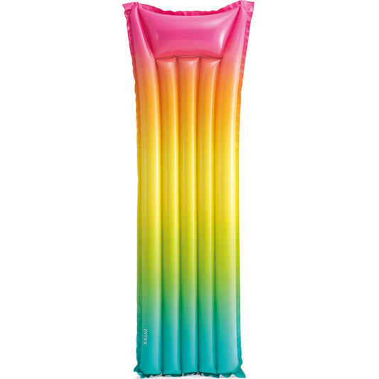 Intex Luchtbed - Regenboog - 170 X 53 Cm Default Title Luchtbedden Joy&Bloom