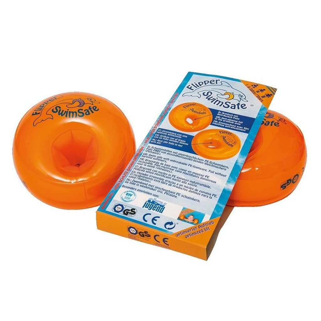 Swimsafe Zwemmouwtjes Flipper Oranje 2 Stuks Zwemmouwtjes Joy&Bloom