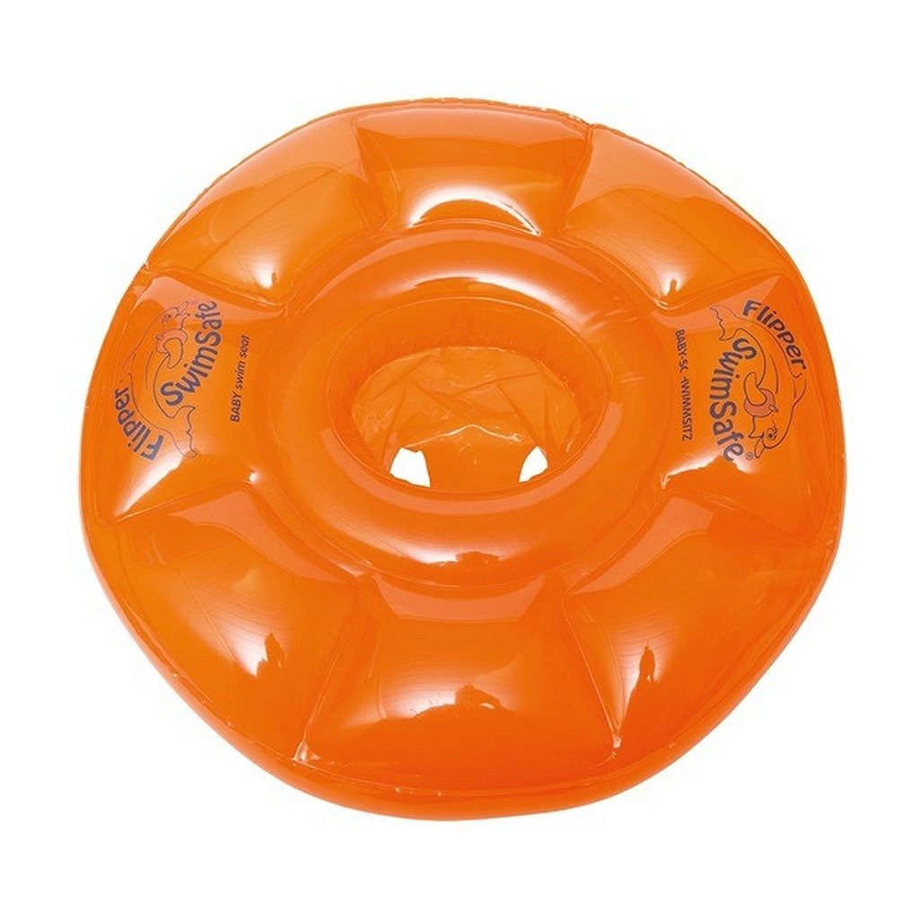 Swimsafe Babyzwemband Flipper Oranje Default Title Zwembanden Joy&Bloom