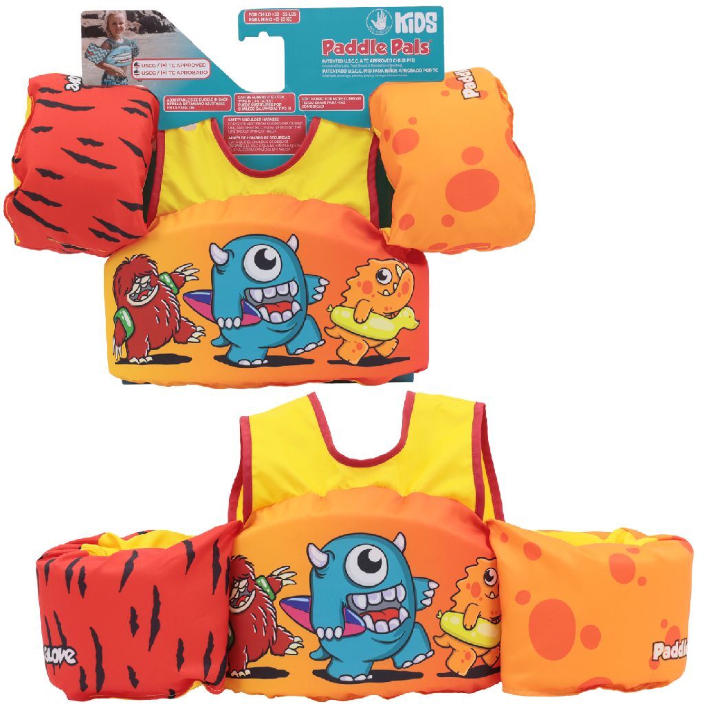 Overige Merken Paddle Pal Monsters 3-6 Jaar Default Title Zwemmouwtjes Joy&Bloom