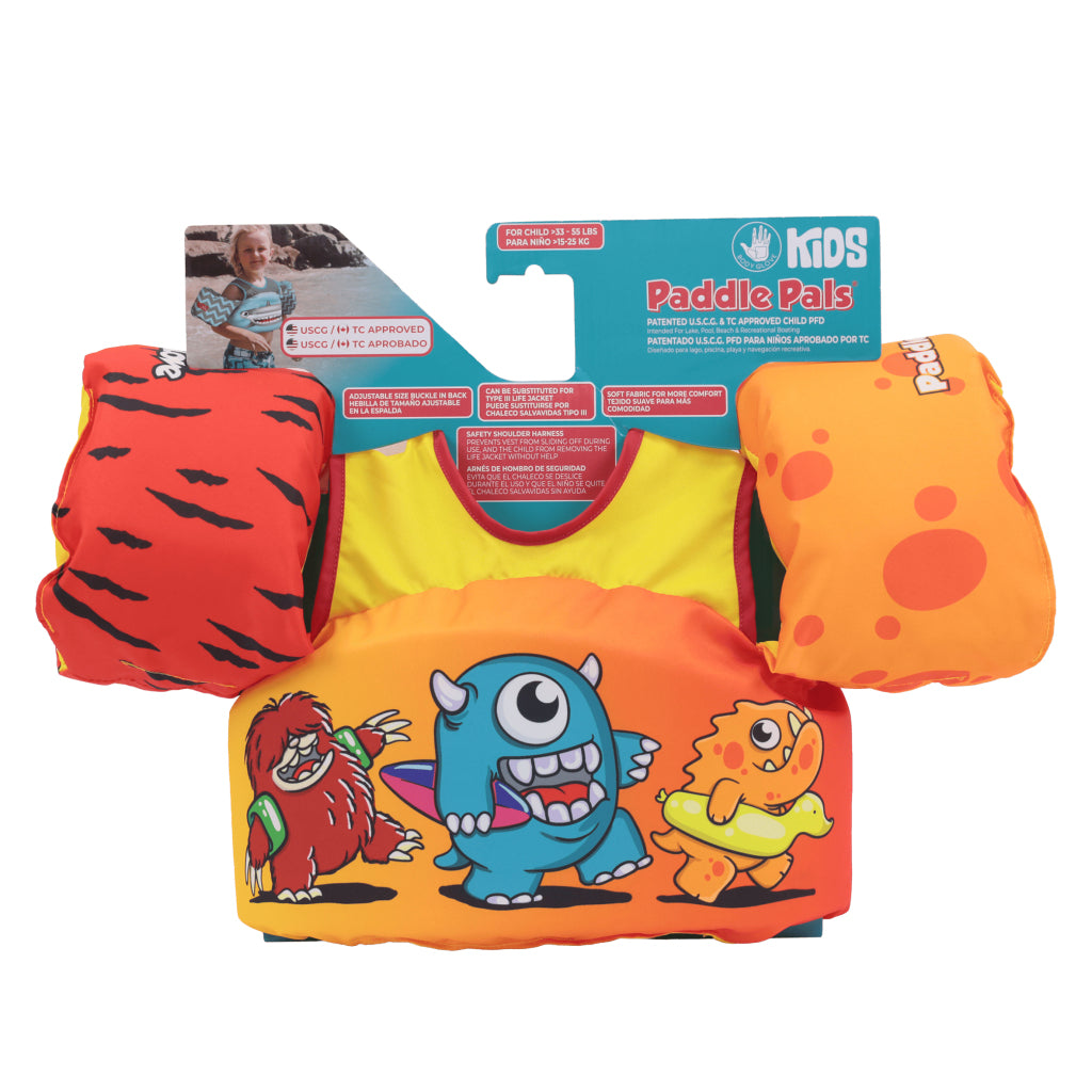 Overige Merken Paddle Pal Monsters 3-6 Jaar Zwemmouwtjes Joy&Bloom