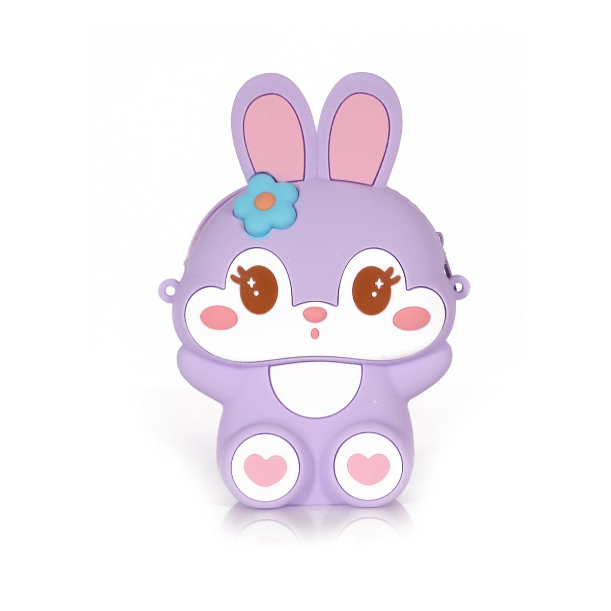 Ogi Mogi Toys Purple Bunny Kleurrijke Ronde Schoudertas Joy&Bloom