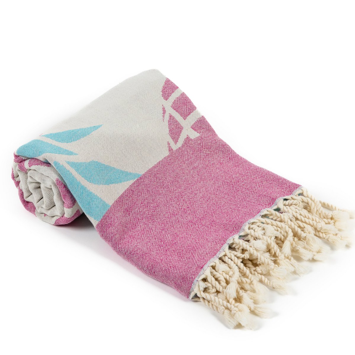 Strandlaken ANANAS ROZE - 100% Katoen Joy&Bloom