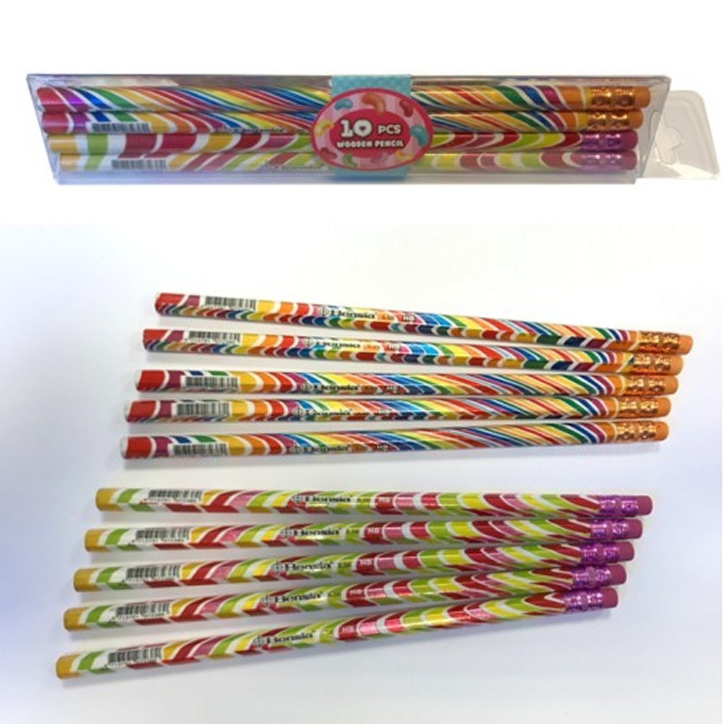 Simply For Kids Hb Potlood Met Gum 10 Stuks Default Title Grafietpotloden Joy&Bloom