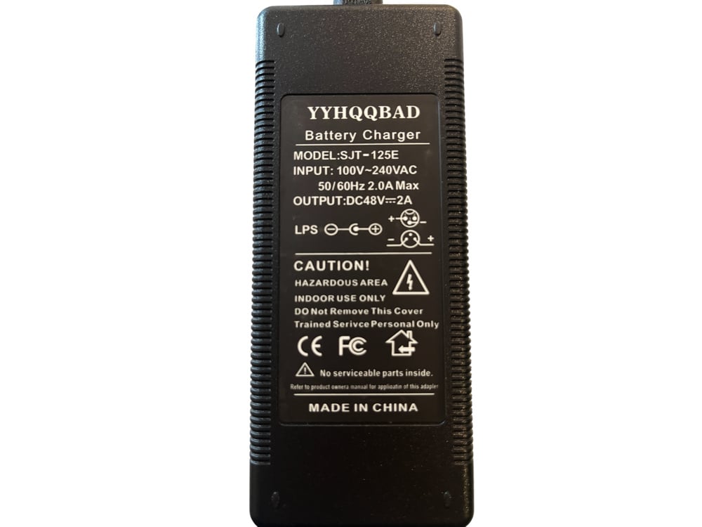 48 Volt 2Ah Oplader, Gx16 3-Gats + Ronde Aansluiting Voor Loodaccu's Oplader Joy&Bloom