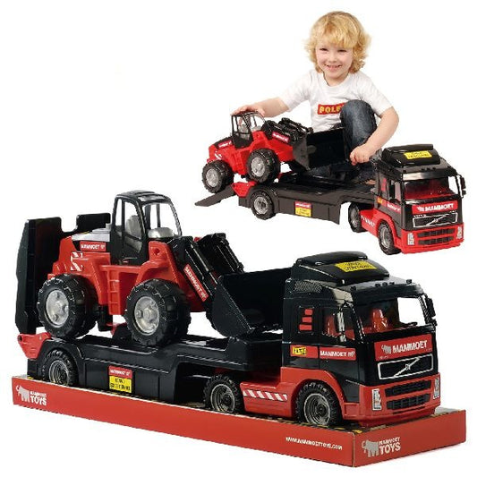 Polesie Mammoet Volvo Vrachtwagen + Aanhanger + Graafmachine Default Title Bouwvoertuigen Joy&Bloom