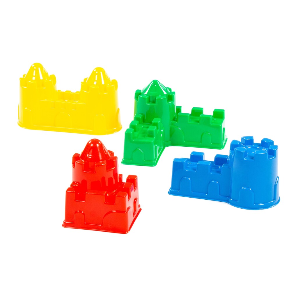 Basic Kasteel Zandvormen 4 Stuks Strandsets/Emmersets Joy&Bloom