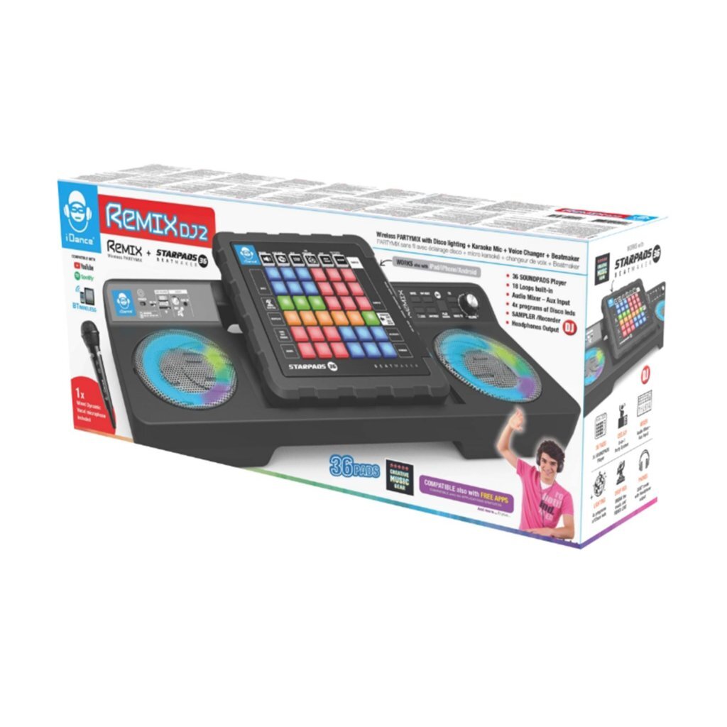 Idance Dj Mixer Set Remix Dj2 + Licht En Geluid Muziek Joy&Bloom