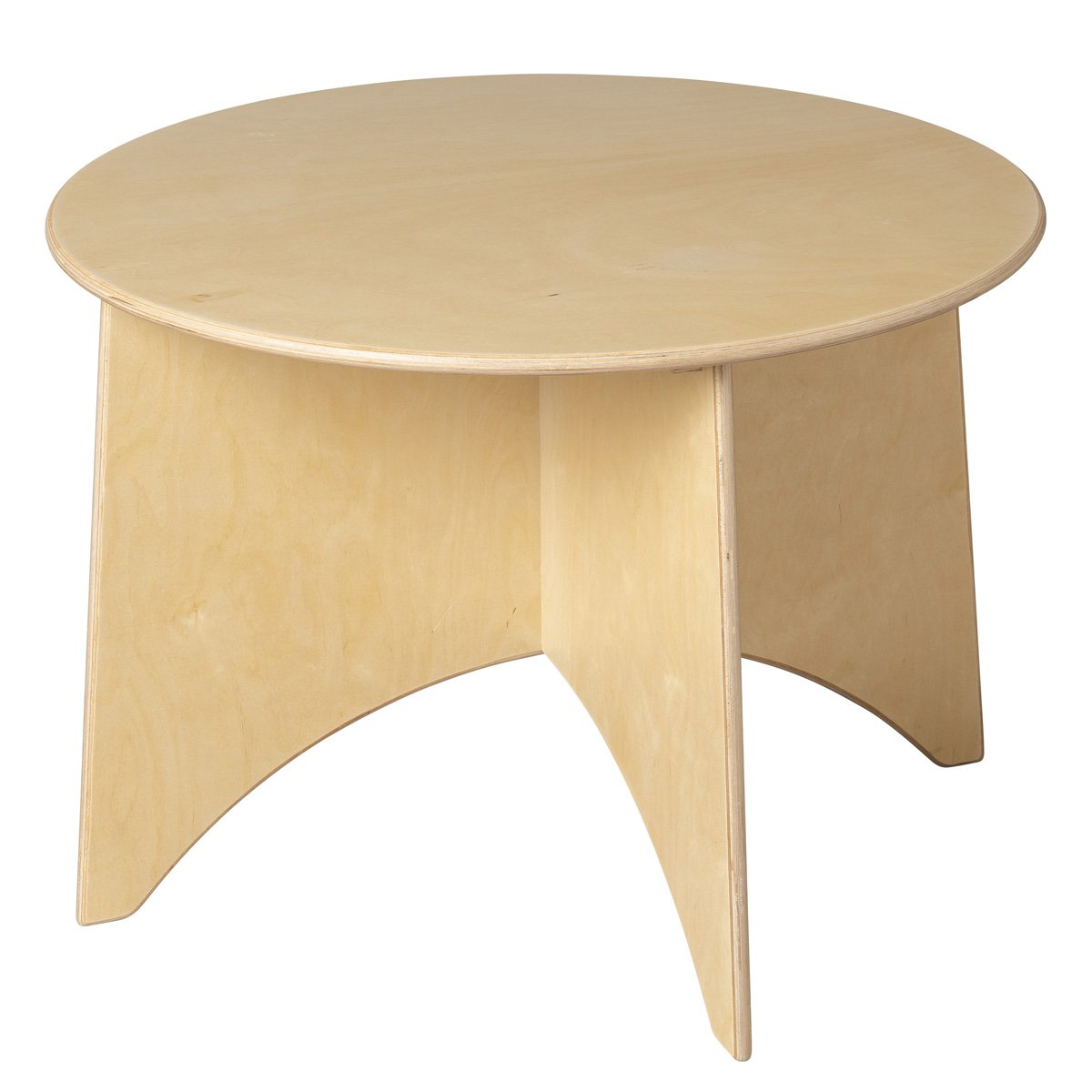 Pertina - Van Dijk Toys houten ronde kinder tafel Apollo voor Kleuters - Ø75 cm hoogte 60 cm