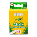 Crayola Anti-Stof Krijtjes 12 Stuks Wit Default Title Schoolbordkrijt Joy&Bloom