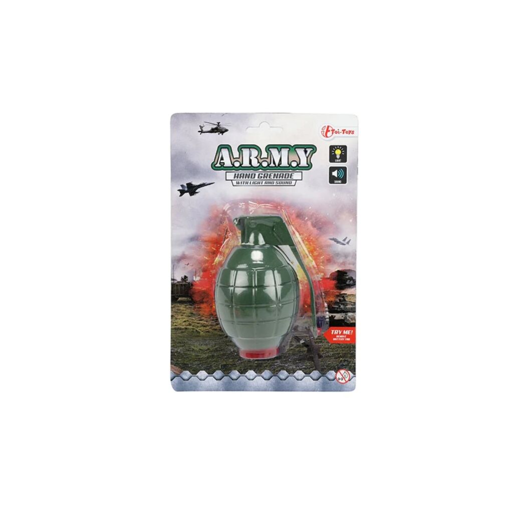 Toi-Toys Handgranaat + Licht En Geluid Default Title Geweer/Pistool Joy&Bloom