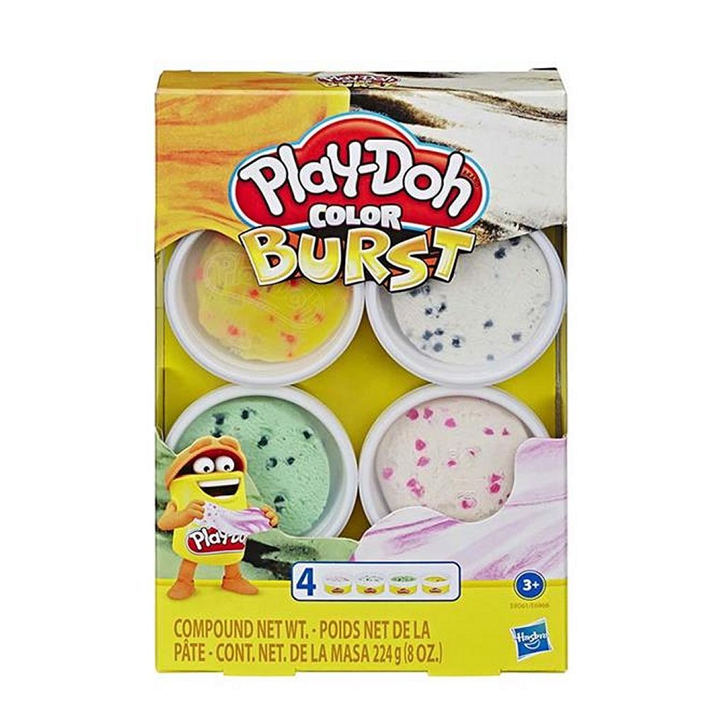 Play-Doh Kleuren Explosie Met 4 Potjes Klei Default Title Kleien Joy&Bloom