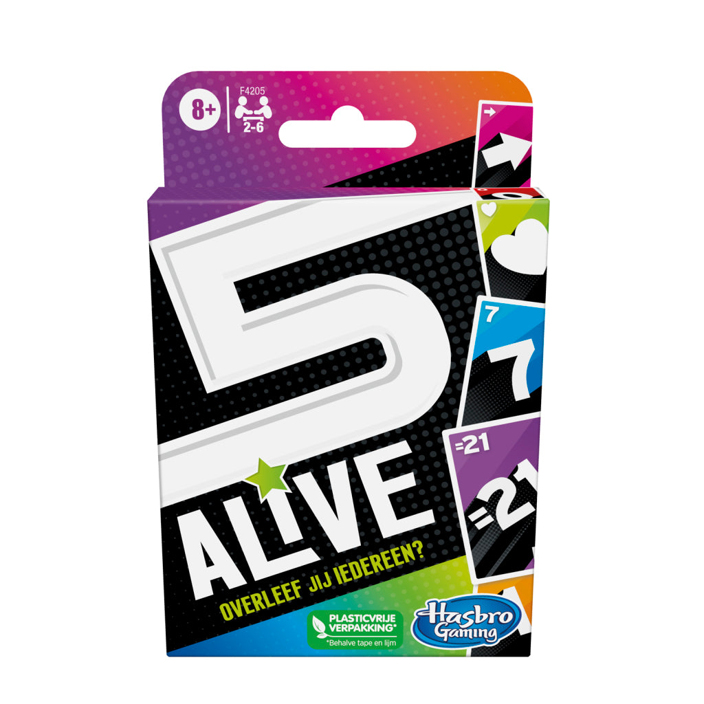 Hasbro Gaming 5 Alive Kaartspel Default Title Kaartspellen Joy&Bloom