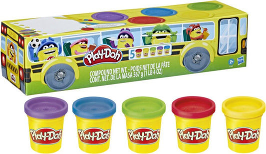 Play-Doh Back To School 5 Pack Boetseerklei Default Title Kleien Joy&Bloom
