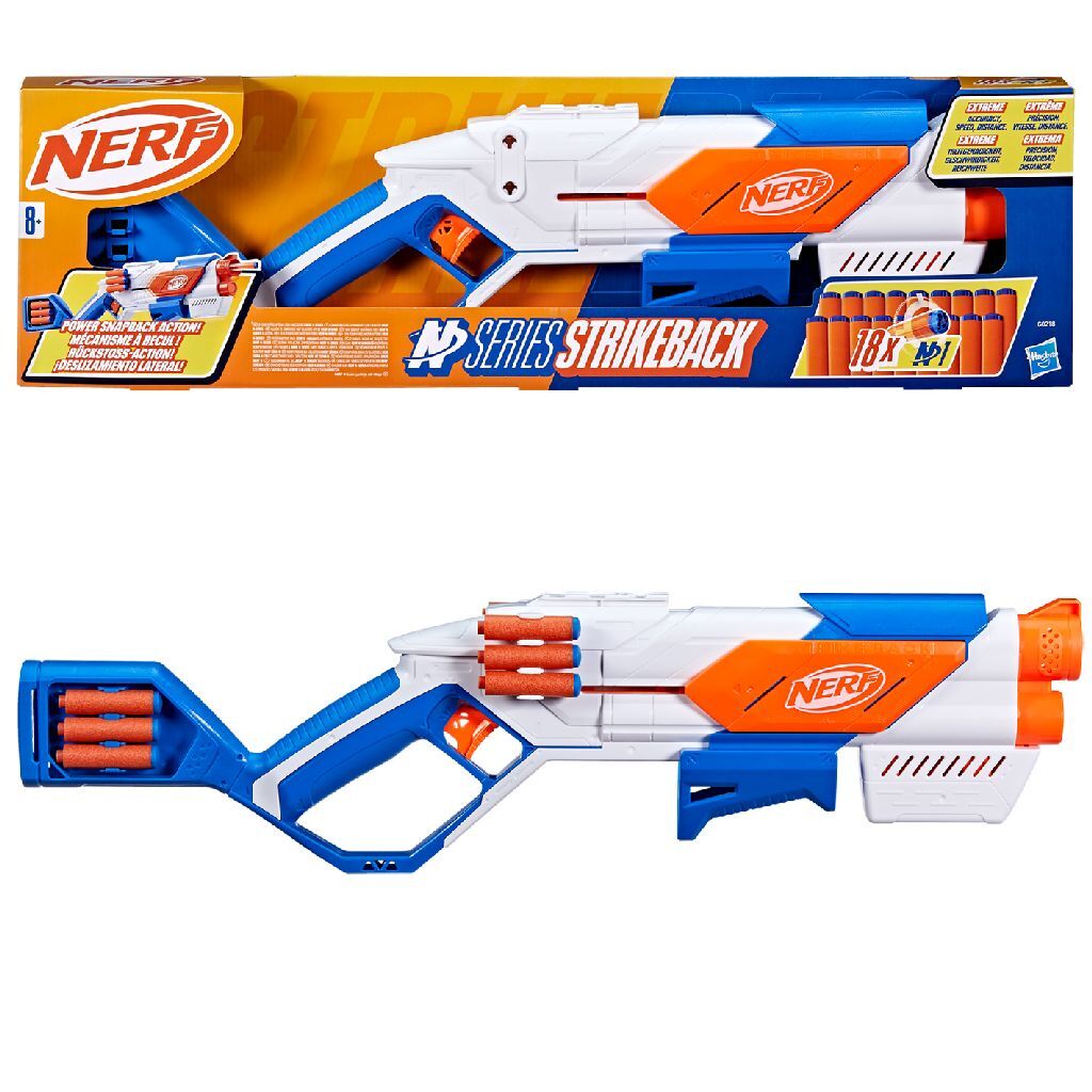 Nerf N Series Strikeback Blaster + 18 Darts Default Title Nerf N Strike Dartblasters Joy&Bloom