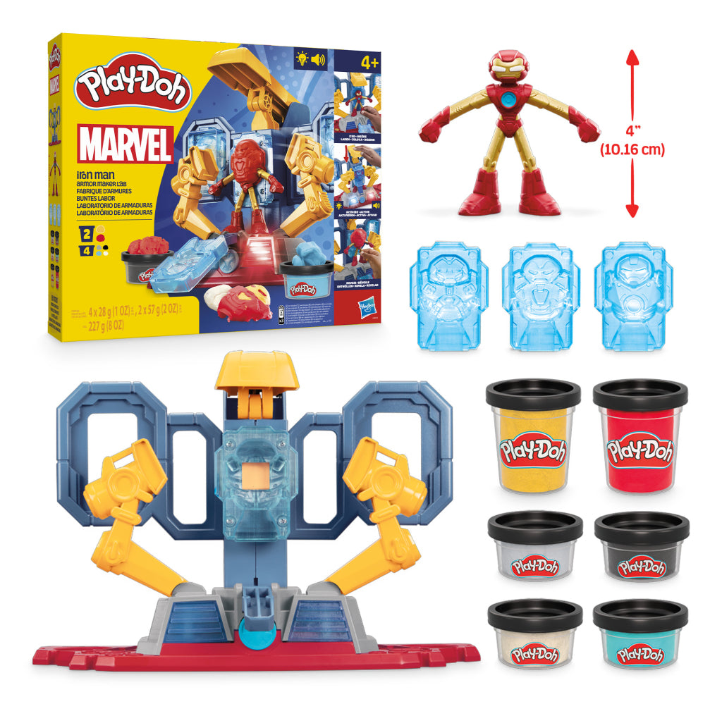 Play-Doh Iron Man Armor Maker Lab Default Title Kleien Joy&Bloom