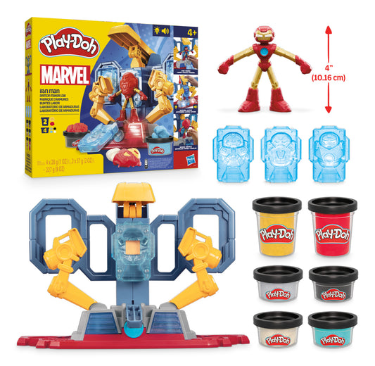 Play-Doh Iron Man Armor Maker Lab Default Title Kleien Joy&Bloom