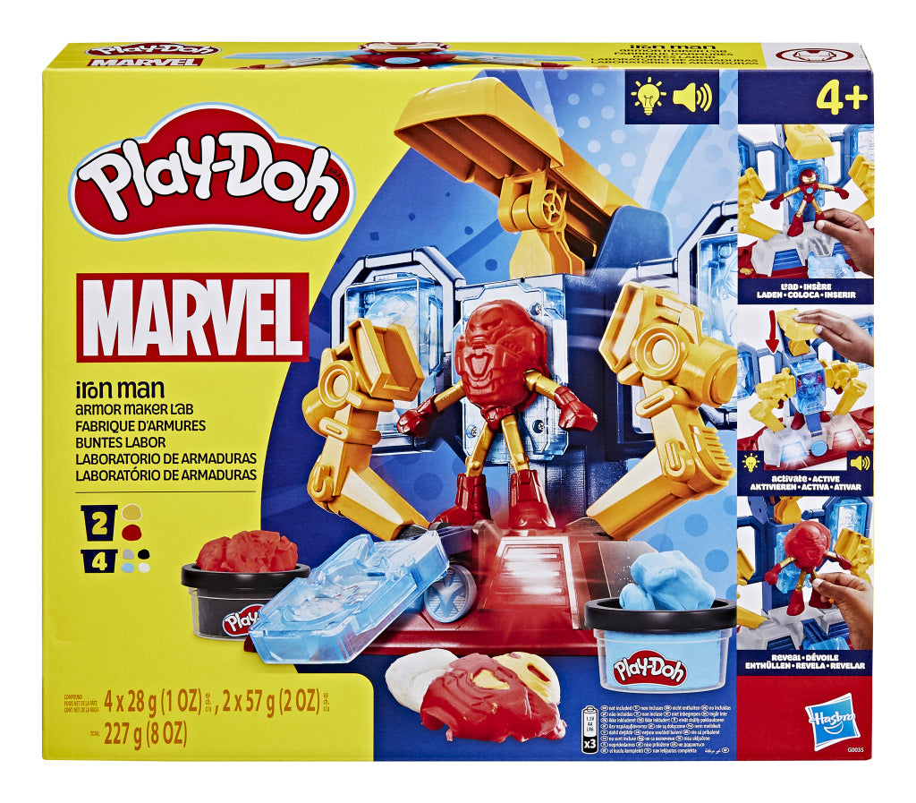 Play-Doh Iron Man Armor Maker Lab Kleien Joy&Bloom