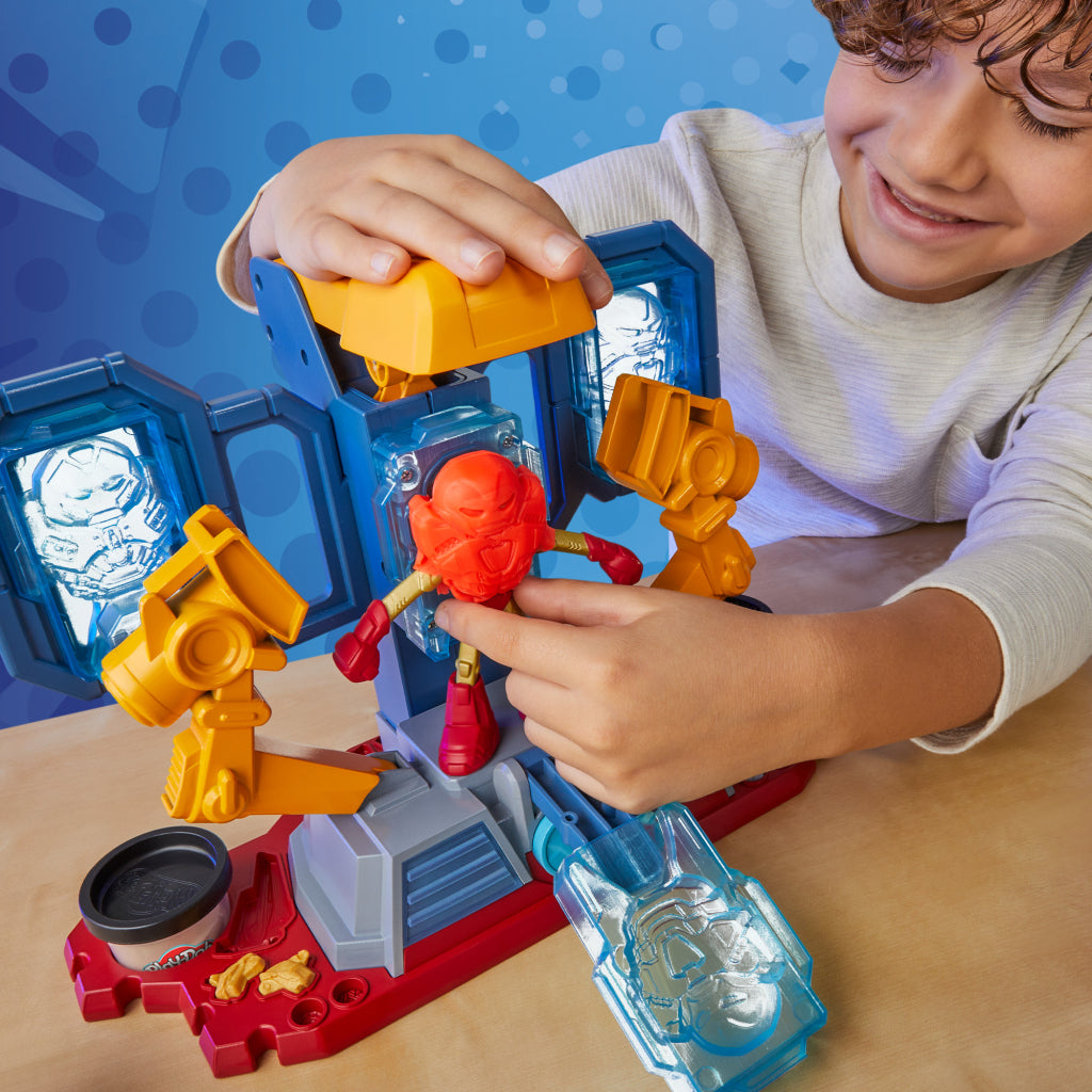 Play-Doh Iron Man Armor Maker Lab Kleien Joy&Bloom