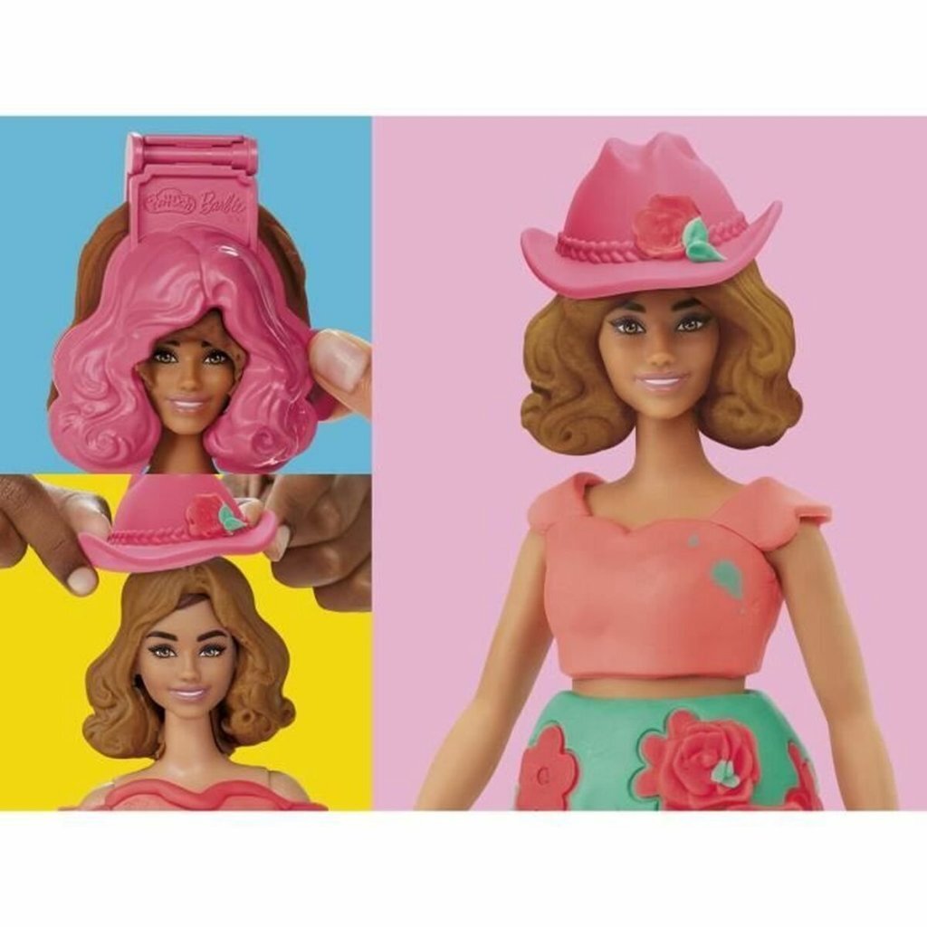 Play-Doh Barbie Florals And Fringe Kleien Joy&Bloom
