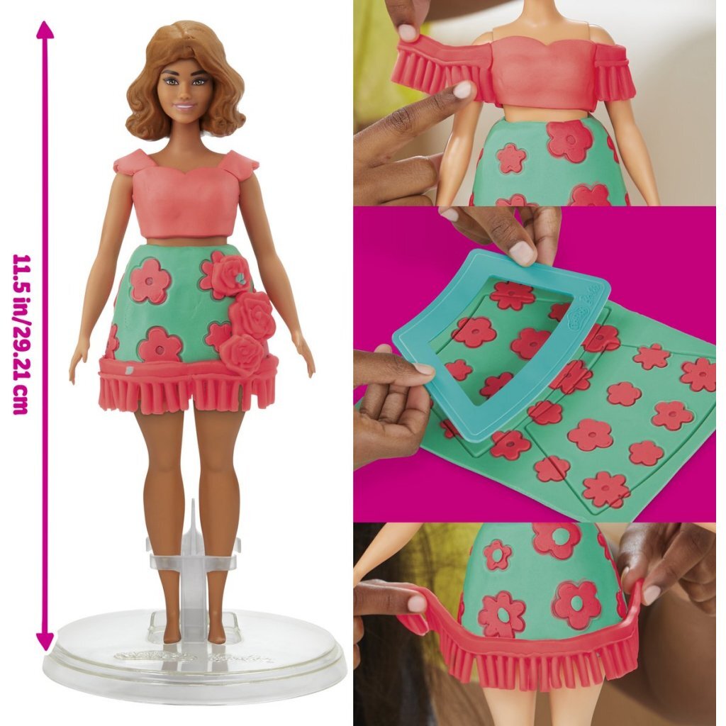 Play-Doh Barbie Florals And Fringe Kleien Joy&Bloom