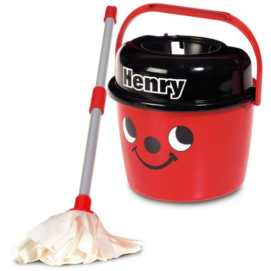Basic Numatic Little Helper Little Henry Mop En Emmer Rood Default Title Huishouden & Keuken Joy&Bloom