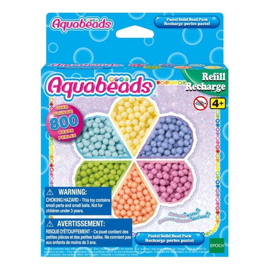 Aquabeads Pastel Solid Bead Pack 800+ Parels Default Title Aquabeads Joy&Bloom