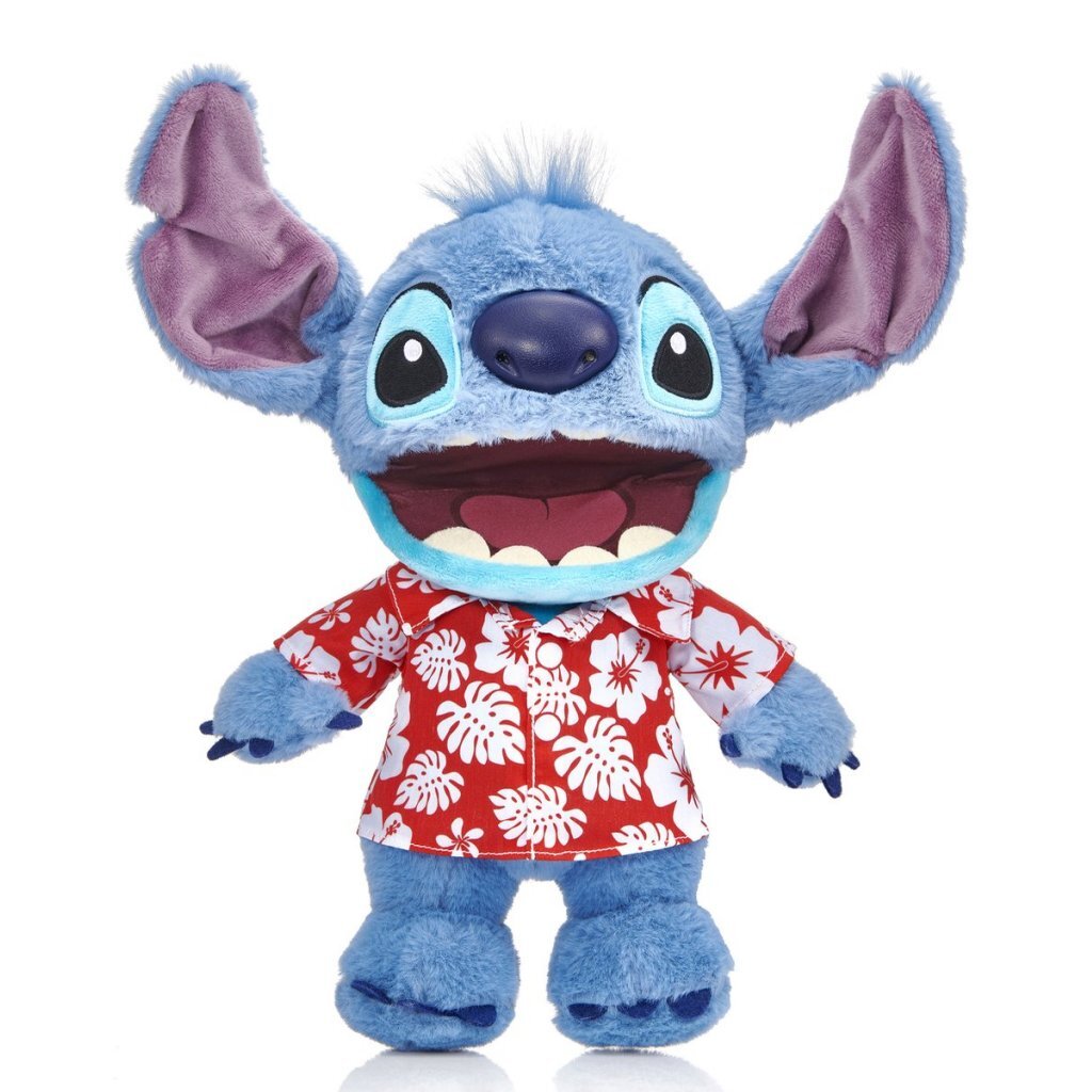 Disney Stitch Hawaiian Chatty Stitch Knuffel 30 Cm + Geluid Default Title Knuffels Joy&Bloom