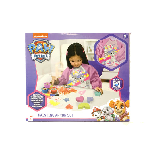 Paw Patrol Vingerverfset Met Schort Roze Default Title Schilderen Joy&Bloom