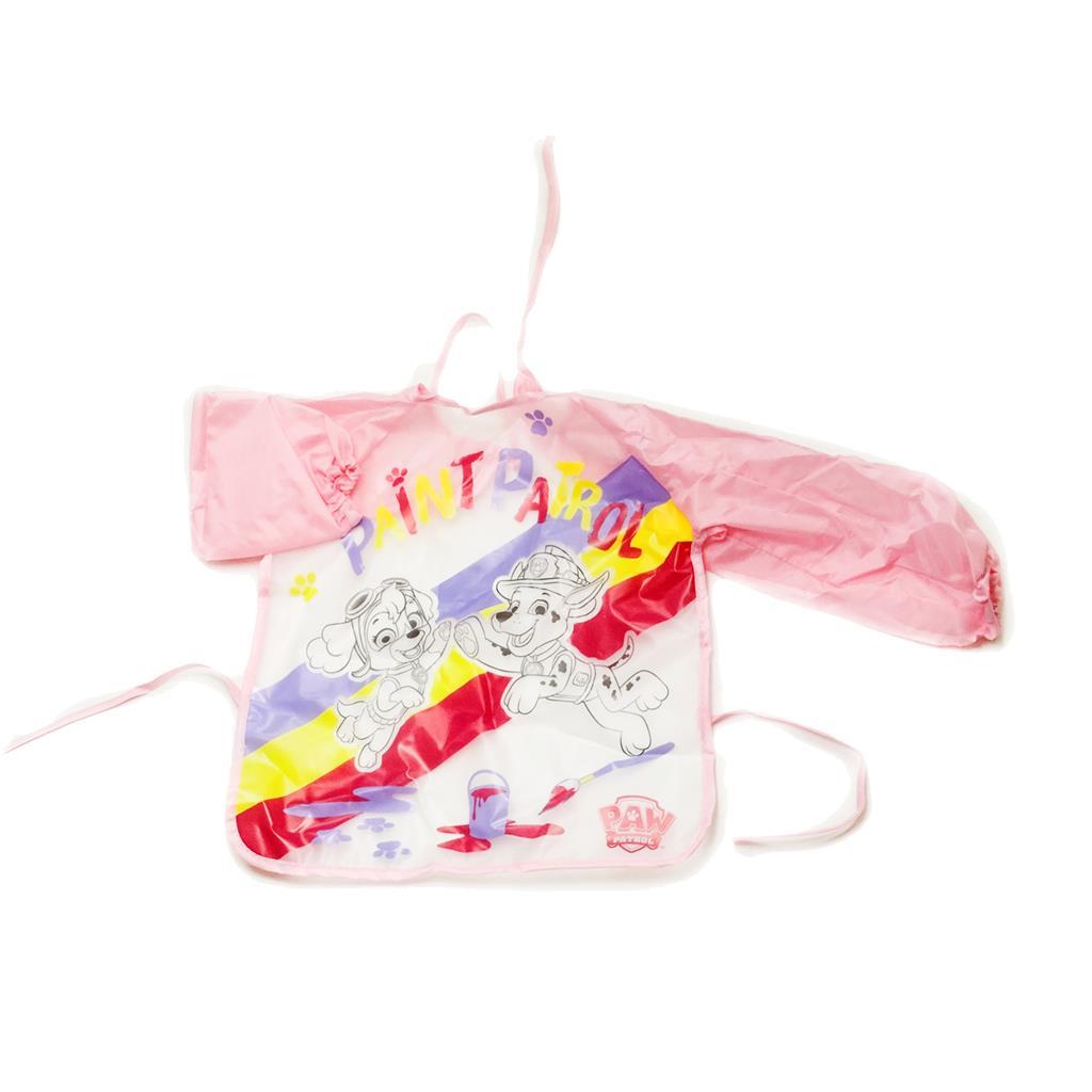 Paw Patrol Vingerverfset Met Schort Roze Schilderen Joy&Bloom