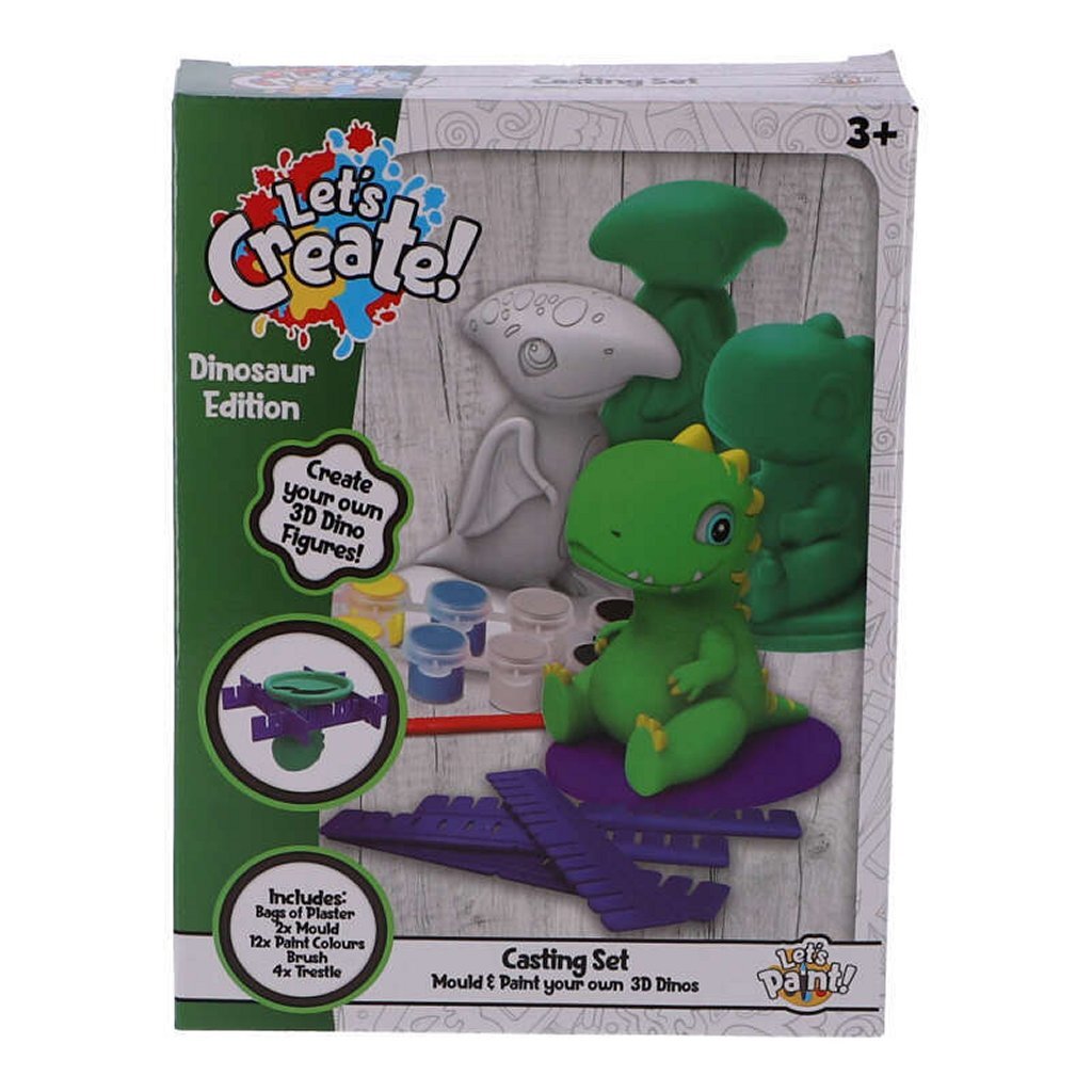 Lets Create! Lets Greate! Gipsgieten Dino Default Title Hobby + Knutselen Joy&Bloom