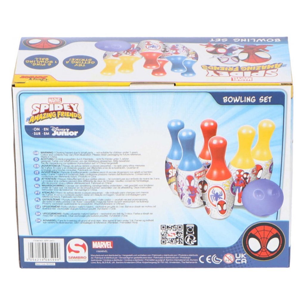 Marvel Spidey And Friends Bowling Set Kegelspellen Joy&Bloom