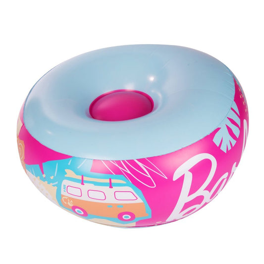 Barbie Opblaasbare Stoel 35X62 Cm Roze/Blauw Default Title Relaxen en Spelen Joy&Bloom