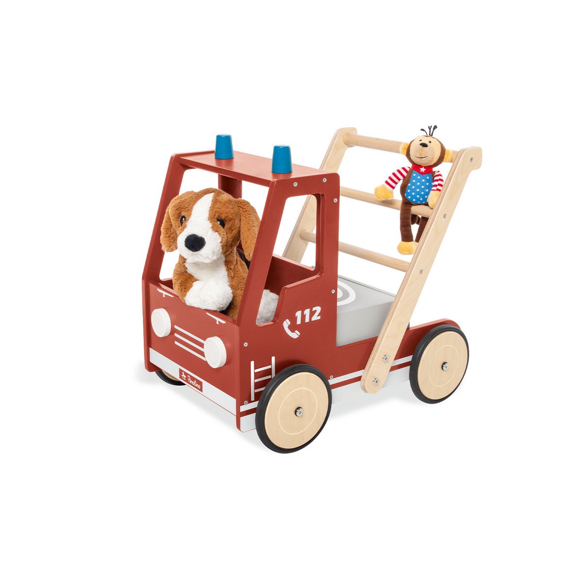 Loopwagen "Brandweerauto Fred" Joy&Bloom
