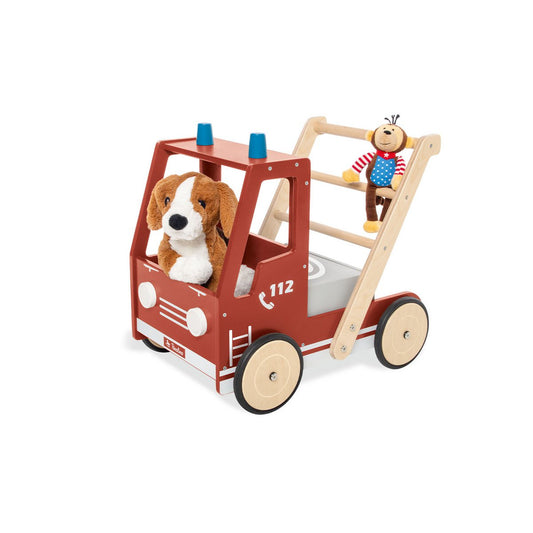 Loopwagen "Brandweerauto Fred" Joy&Bloom