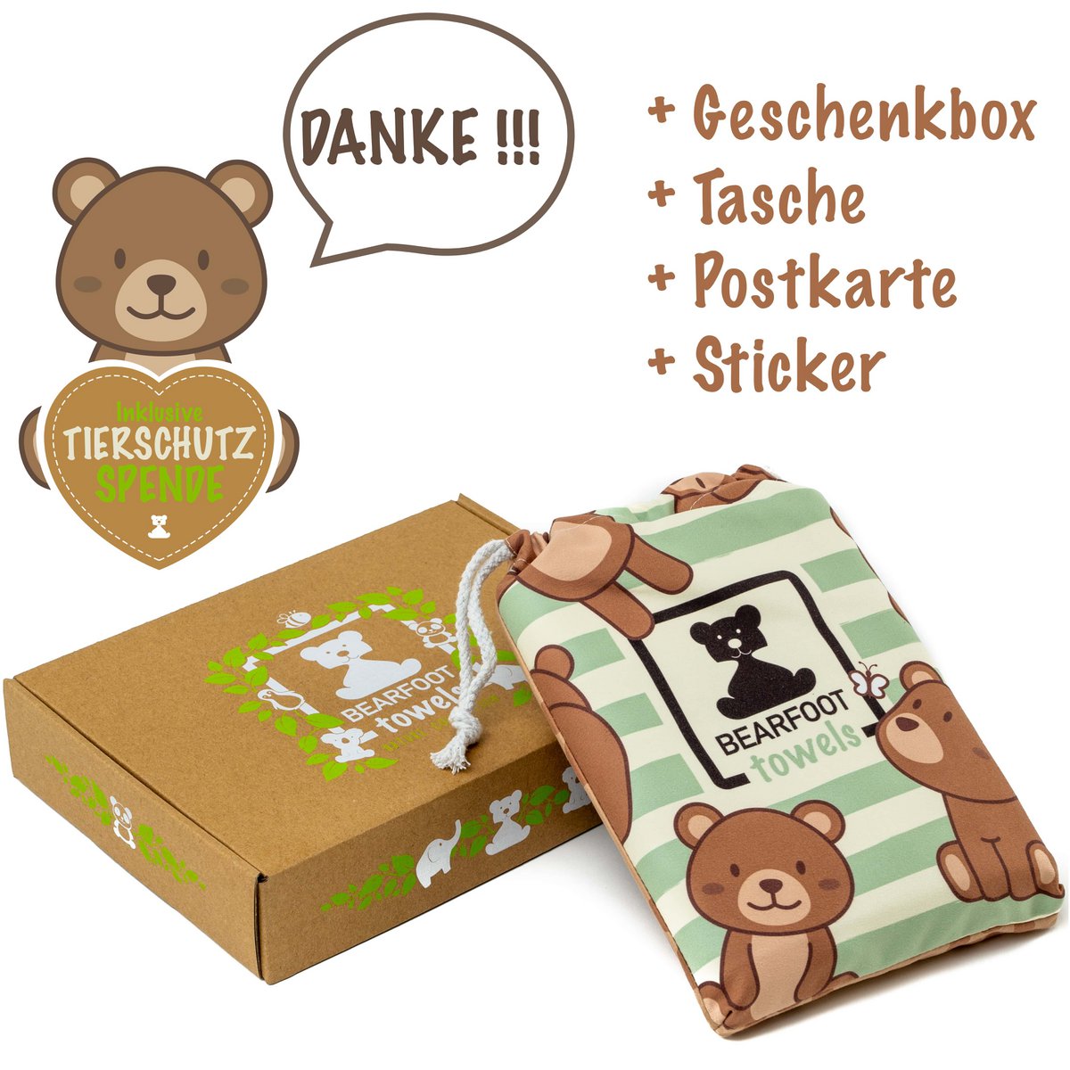 Beer strandhanddoek - microvezel Joy&Bloom