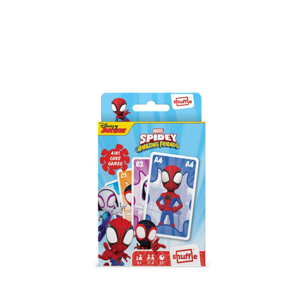 Shuffle Spidey 4In1 Kaarten Kaartspellen Joy&Bloom