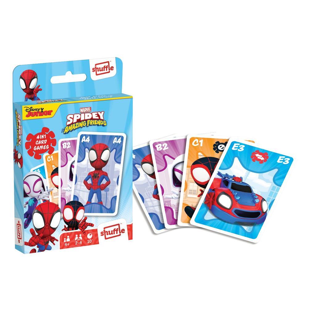 Shuffle Spidey 4In1 Kaarten Kaartspellen Joy&Bloom