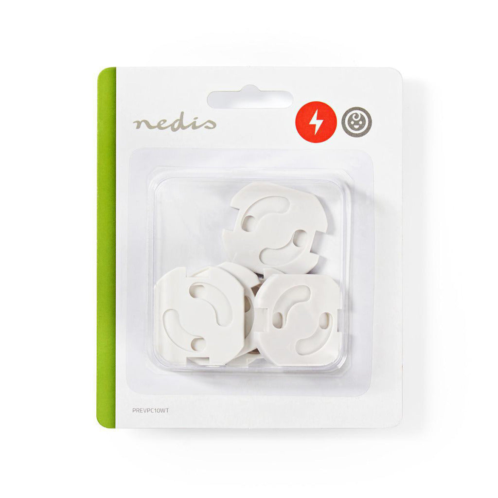 Nedis Prevpc10Wt Beschermer Voor Wandcontactdoos Type-F (Schuko) Diversen Joy&Bloom