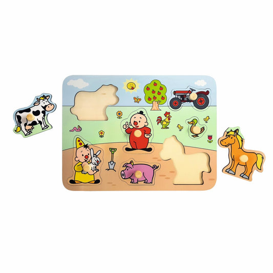 Bumba Houten Puzzel Boerderij 7 Stukjes Default Title Puzzels Joy&Bloom