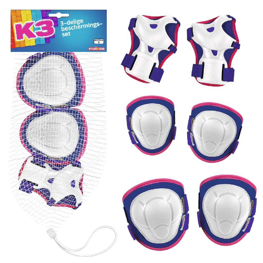 K3 Beschermingsset 6-Delig Default Title Skateboard/Waveboard/Longboard Joy&Bloom