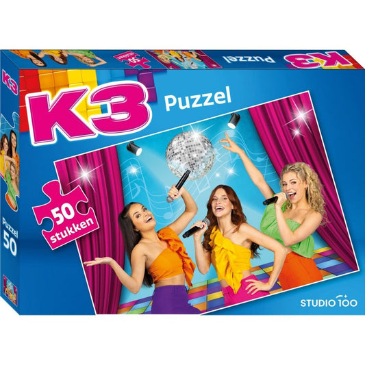 K3 Alle Kleuren Puzzel 50 Stukjes Default Title Puzzels Joy&Bloom