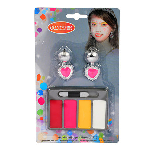 Basic Schminkset Prinses + Oorbellen Default Title Verkleedkleren Accessoires Joy&Bloom